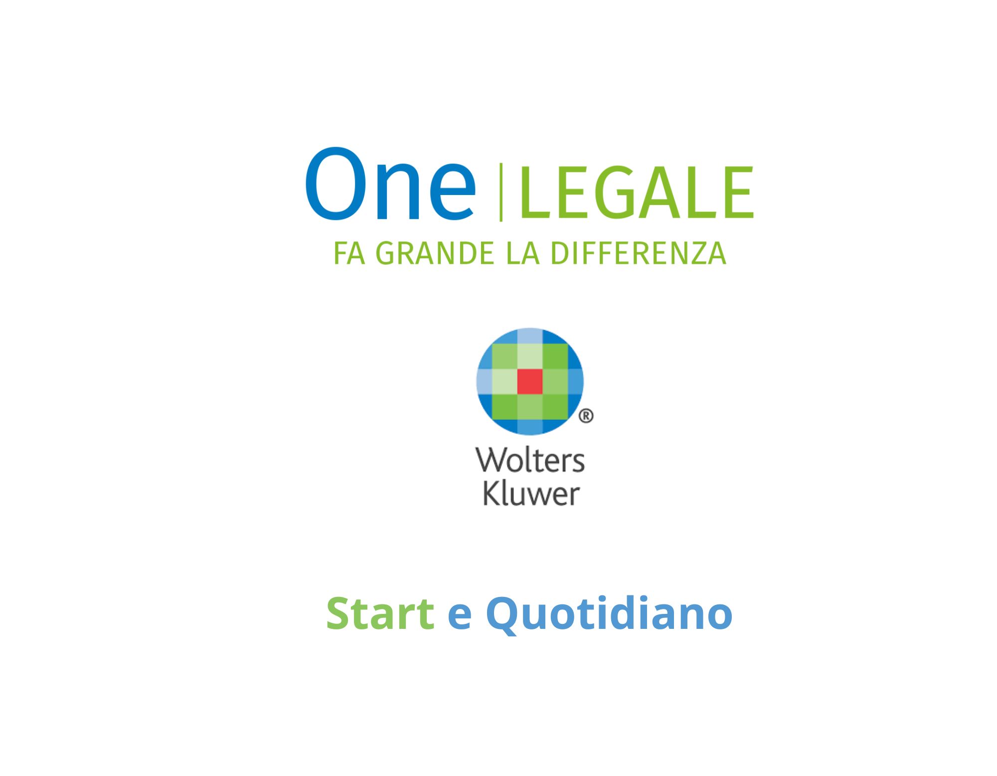 One Legale Start e Quotidiano