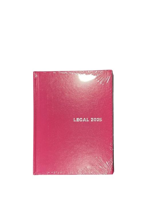 Agenda Legale Edizioni Giuridiche 2025 Classica Fucsia pagine argentate